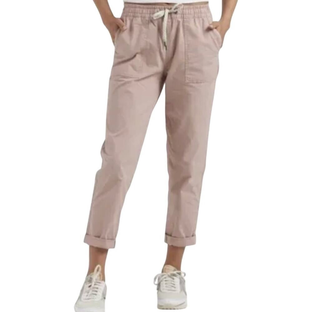 Vuori Vintage Ripstop Pant Dura Terra Cotton Pockets Raw Hem Dogwood Pink Small